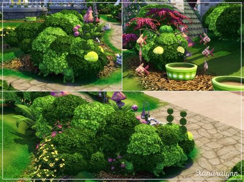 Flower Bunny Forest Fairytale Dwelling By Xandralynn At Tsr Sims 4