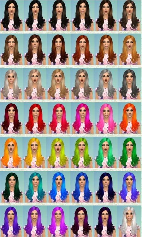 Sims 4 Hair Color Wheel Youtube Vrogue