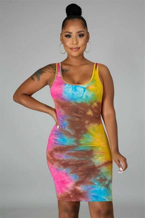 Pin By Emily Mbulwe On Tie And Dye Tie Dye Dress Outfit Tie Dye Mini Dress Tye Dye Dress