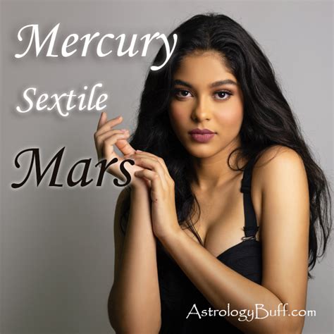 Mercury Sextile Mars
