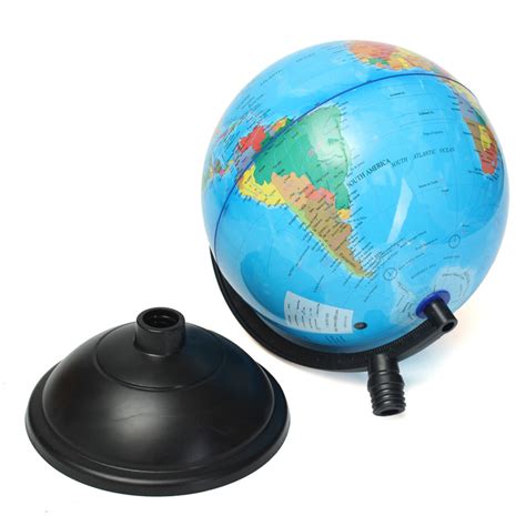 Office Products Geography 20cm Blue Ocean World Globe Map With Swivel