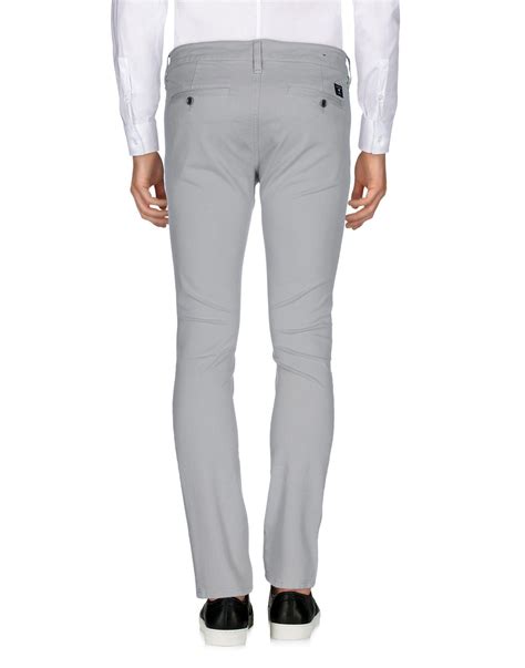 Guess Synthetic Casual Pants In Light Grey Gray For Men Lyst