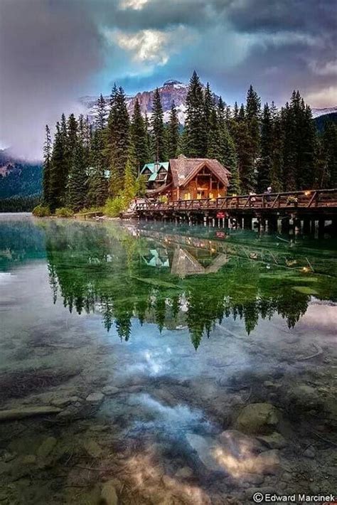 Emerald Lake Alberta Canada Beautiful Places To Visit Beautiful