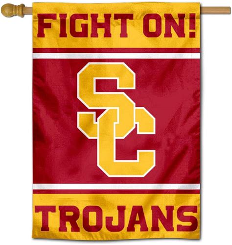 Usc Trojans Flag 3x5 Large Banner Sports And Outdoors