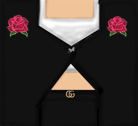 Rose Jacket W White Tank Free Tshirt Roblox Flower Drawing Images