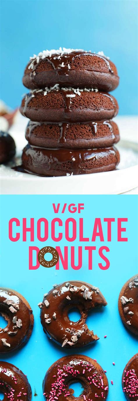 Fluffy Baked Chocolate Cake Donuts Made In 30 Minutes Gluten Free