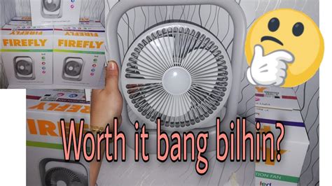 Review For Firefly 7rechargeable Table Fan With Night Light Worth It