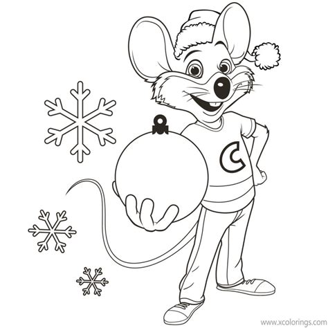 Chuck E Cheese Coloring Pages Sketch Coloring Page