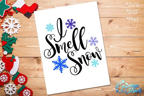 Download I Smell Snow SVG/DXF/PNG | Pre-Designed Illustrator ...