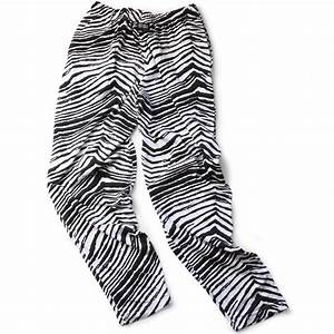 Zubaz Zebra Pant Black White