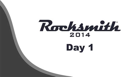 Rocksmith 60 Day Challenge Basics Day 1 Youtube