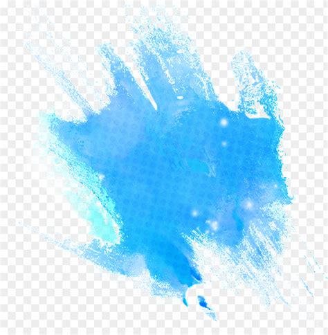 Free Download Hd Png This Graphics Is Creative Blue Watercolor