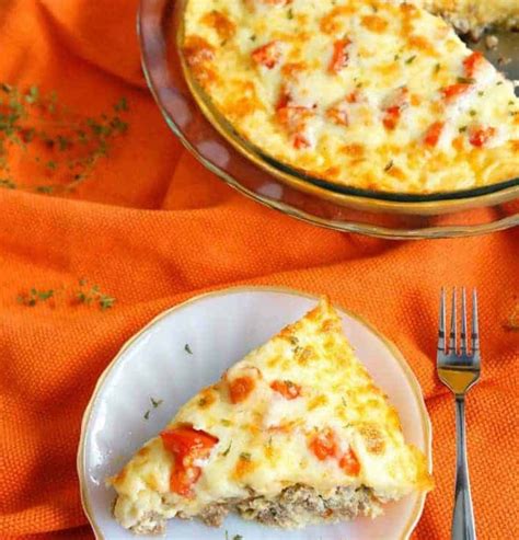 All of the flavor of a bacon cheeseburger without the carbs, this keto ground beef casserole is an easy low carb dinner ready in 30 minutes. Keto cheeseburger pie Ingredients 1 lb ground beef or ...