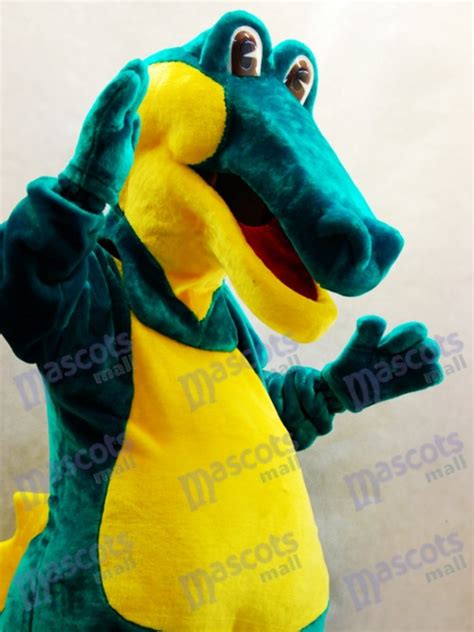 Green Crocodile Mascot Costume Animal