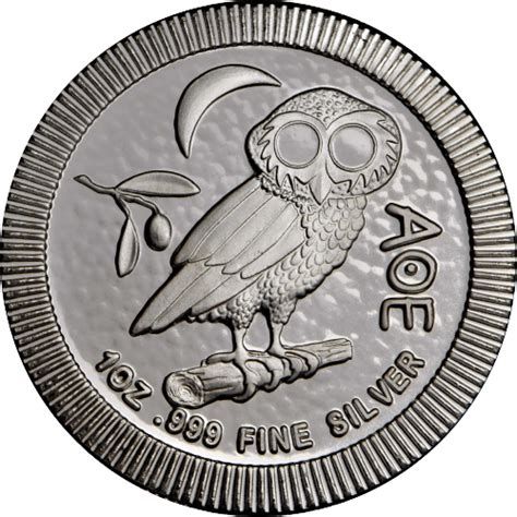 2020 2 Silver Athena Owl Coin Goldline Buy Gold And Silver At Goldline