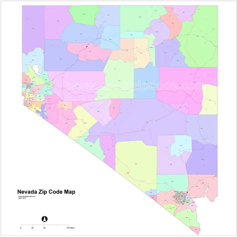 Nevada Zip Code Maps Free Nevada Zip Code Maps