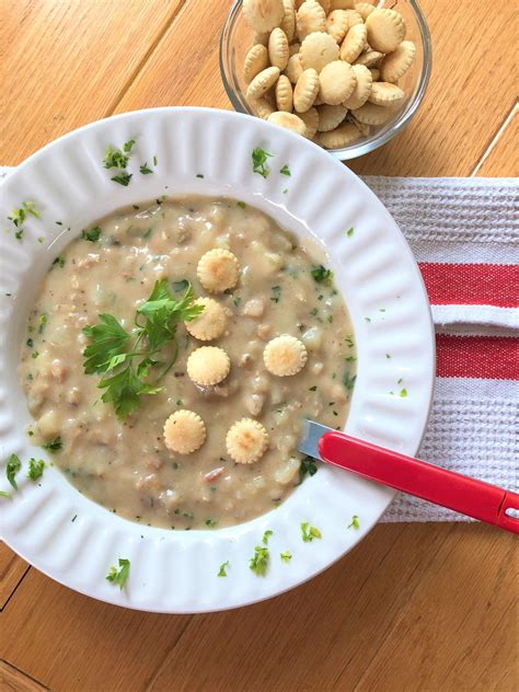 If cooking with whole clams, discard any dead or clams with broken shell before cooking. New England Clam Chowder ~ Amy Casey | Amy Casey