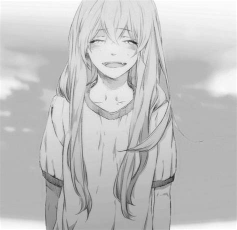 Luxus Anime Girl Crying While Smiling Seleran