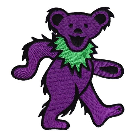 Grateful Dead Dancing Bear Embroidered Patch