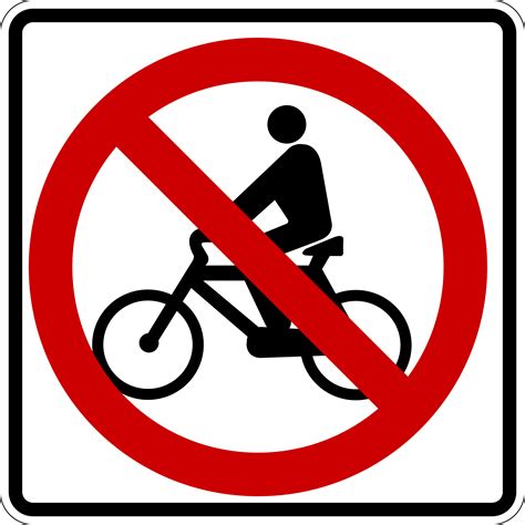 Free Photo No Bicycle Sign Allowed Parking Stop Free Download
