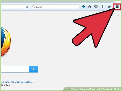 How To Remove Bookmarks Toolbar In Firefox 6 Steps