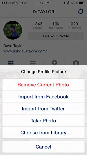 No matter whos instagram profile pictures you would like to check, izoomyou lets' you enlarge it with just a few clicks. How do I change my Instagram profile photo pic? - Ask Dave ...