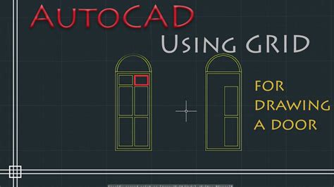Autocad How To Draw Lines With Grid And Snap Mode Youtube