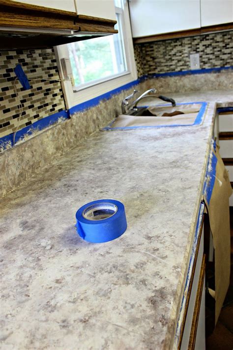 Dreaming of new kitchen countertops? Days of Chalk and Chocolate: How To Paint Your Countertops ...