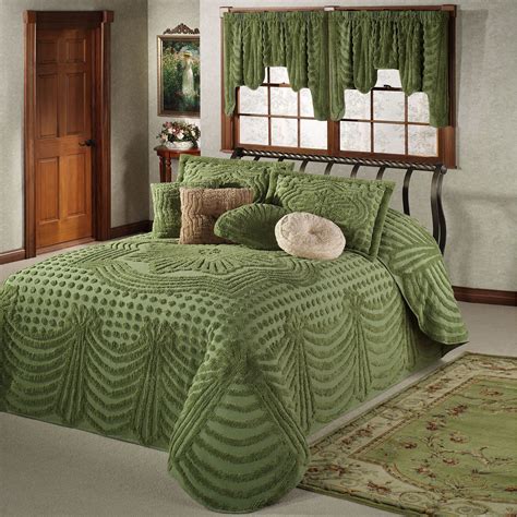 Mezzati chenille bedspread coverlet set fancy collection 2pc oversized quilted bedspread coverlet set is another good option that is. Promenade Cotton Chenille Oversized Bedspreads ...