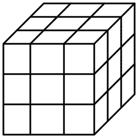 Printable Rubik S Cube Template Printable Templates