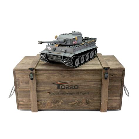 Torro Pro Edition Rc Tank 116 Tiger I Early Version Grey 24ghz