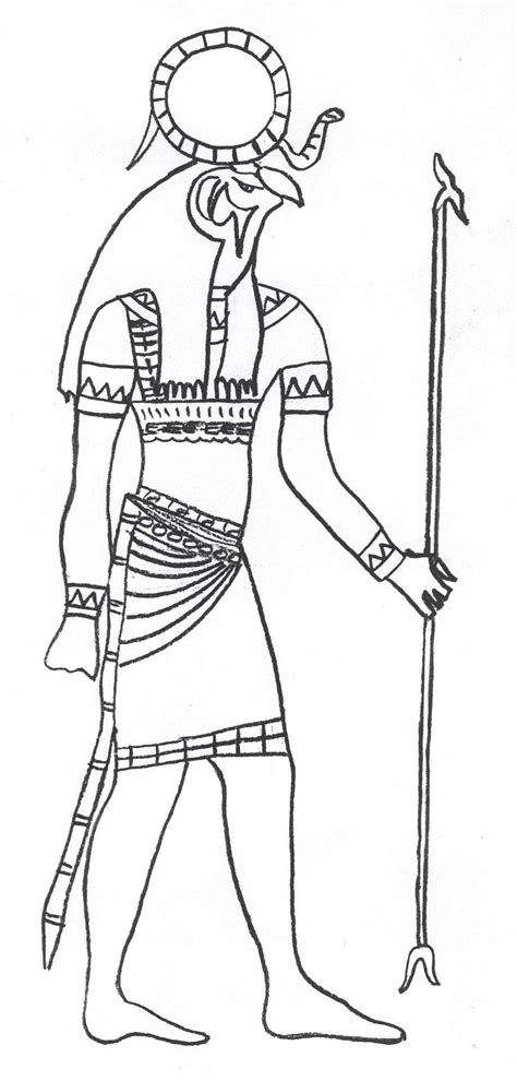 48 Egyptian Gods Coloring Pages Evelynin Geneva