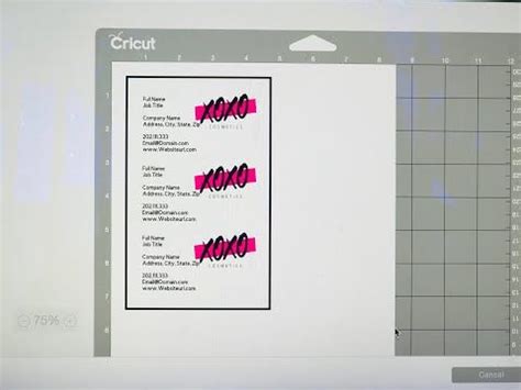 Save time and money by printing your own cards from the comfort of your own computer, using a business card template in word or powerpoint. How to make custom business cards with Cricut Design Space ...