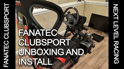 Fanatec ClubSport Forza Motorsport Wheel Shifter And Pedals Unboxing