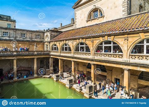 Bath England Aug 30 2019 Roman Baths The Unesco World Heritage