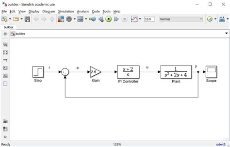 Control Tutorials For MATLAB And Simulink Simulink Basics Tutorial Interaction With MATLAB