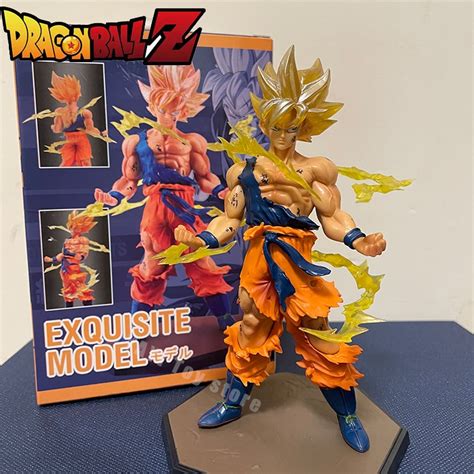 Hot Dragon Ball Son Goku Super Saiyan Anime Figure 16cm Goku Dbz Action Figure Model Ts