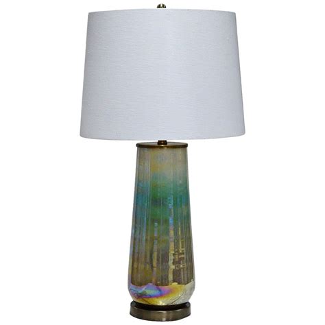 Rowan Iridescent Multi Color Glass Table Lamp 91p13 Lamps Plus