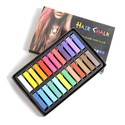Wholesale 24colors Temporary Hair Color Chalk Powder Sets For Hair On