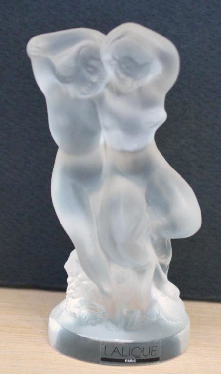Le Faune Nude Dancing Lovers Lalique Figurine