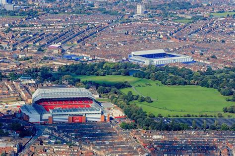 / 381090 liverpool everton team news fa cup. The stadiums of Liverpool FC and Everton FC in the city of ...