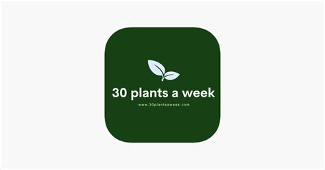 ‎30 Plants Per Week On The App Store