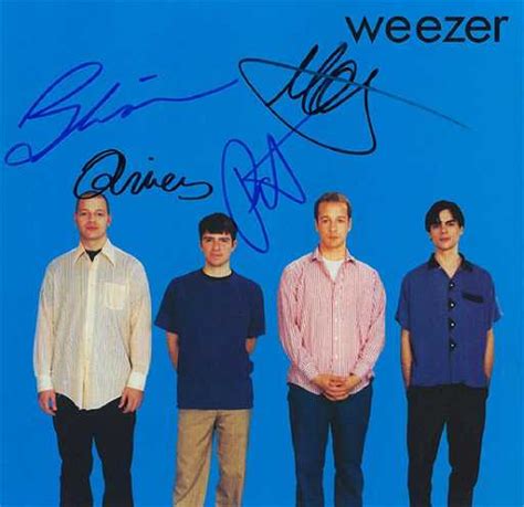 Weezer Blue Album Signed Album