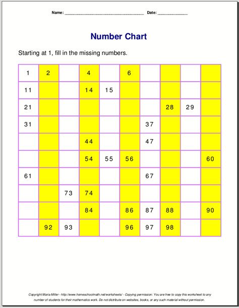 Number Grid Printable That Are Zany Kim Website