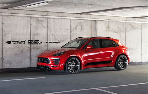 Porsche Macan Gets Prior Widebody Kit and 22" Vossen Wheels - autoevolution