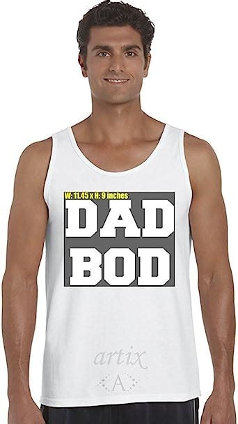 Artix A Dad Bod White Men Tank Top X Large White At Amazon Mens