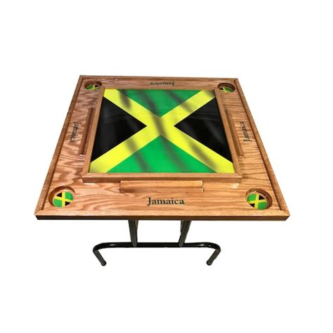 Jamaica Waving Flag Domino Table Full Etsy Uk
