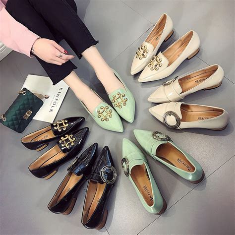 Designer Shoes Women Luxury 2019 Flat Shoes Woman Loafers Patent
