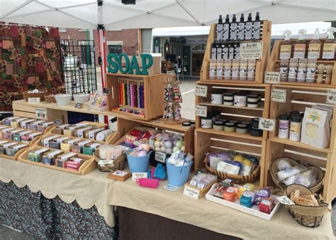 The ever chaning booth set up… | Craft booth displays, Craft fair table