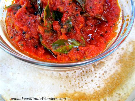 Tomato Chutney That Stores Well Few Minute Wonders